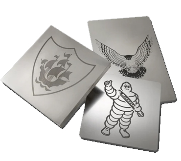 Pad printing steel printing plate
